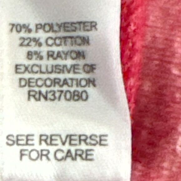 EST. 1946 LOVE Long Sleeve Pullover Embellished Snowflake - Picture 6 of 7